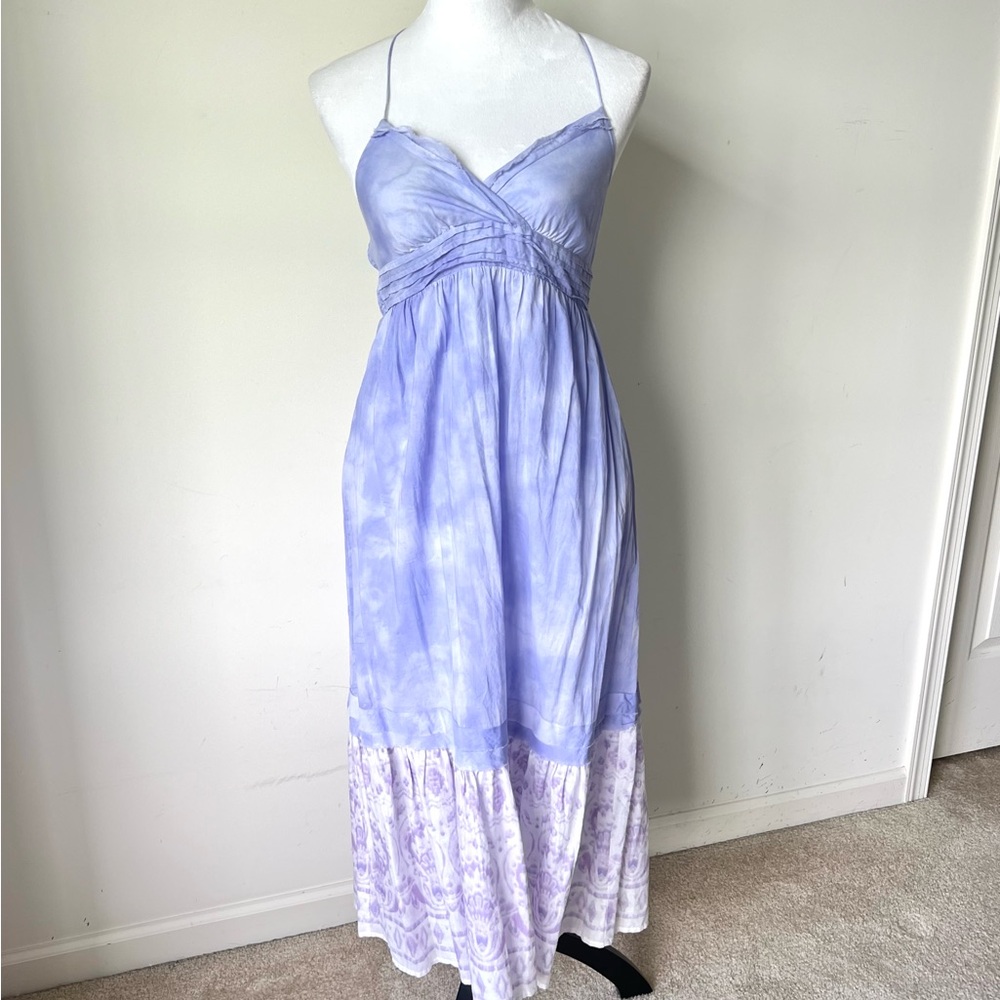 AMERICAN EAGLE OUTFITTERS Tie Dye Tiered Ruffled Hem Maxi Sundress—SZ. 4
